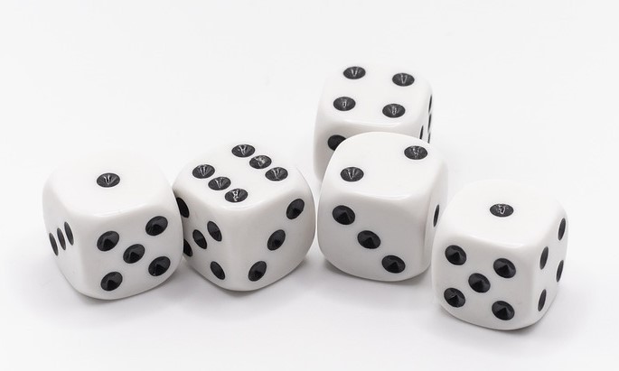 A dice roll